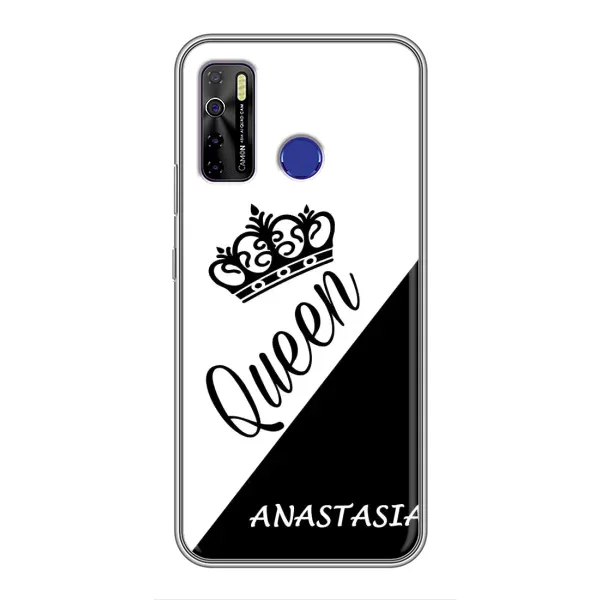 Чехол с рисунком «ANASTASIYA» для TECNO Camon 15