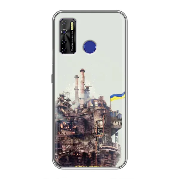 Чехол с рисунком «Азовсталь» для TECNO Camon 15 Чехол с рисунком «Азовсталь» для TECNO Camon 15