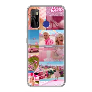 Силиконовый Чехол Барби Фильм на TECNO Camon 15 (Барби стиль)