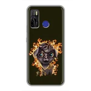 Чехлы на военную тематику для TECNO Camon 15 (Бавовна мем)