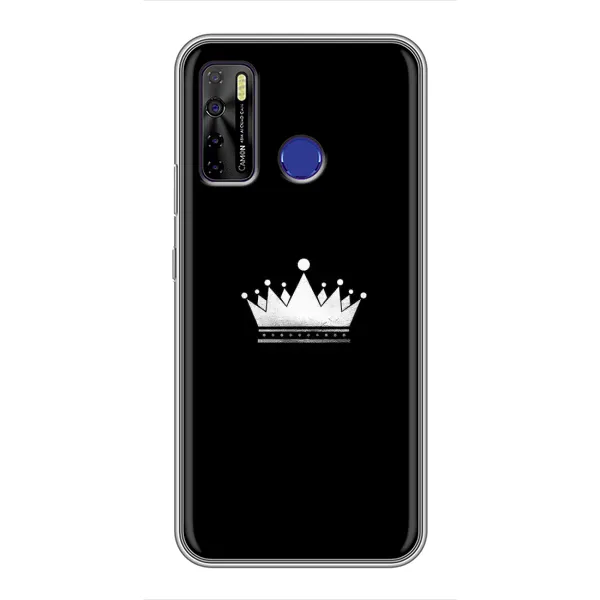 Чехол с рисунком «Белая корона» для TECNO Camon 15 Чехол с рисунком «Белая корона» для TECNO Camon 15