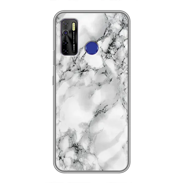 Чехол с рисунком «Белый мрамор» для TECNO Camon 15 Чехол с рисунком «Белый мрамор» для TECNO Camon 15