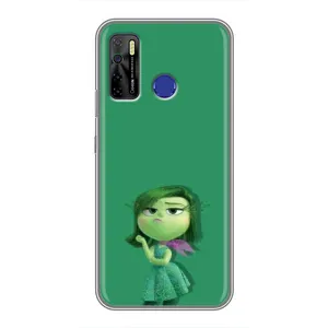 Чехол Головоломка для TECNO Camon 15 - (AlphaPrint) (Брезгливость)