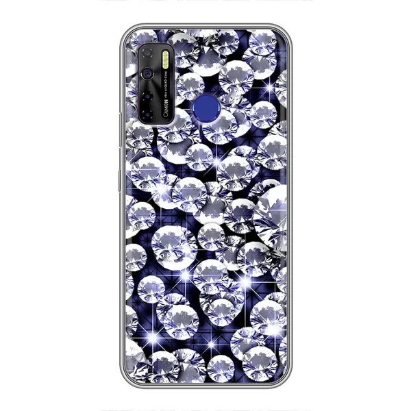 Чехол с рисунком «Бриллианты» для TECNO Camon 15 Чехол с рисунком «Бриллианты» для TECNO Camon 15