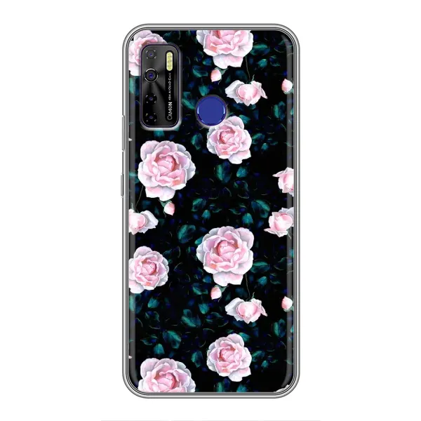 Чехол с рисунком «Чайные розы» для TECNO Camon 15 Чехол с рисунком «Чайные розы» для TECNO Camon 15