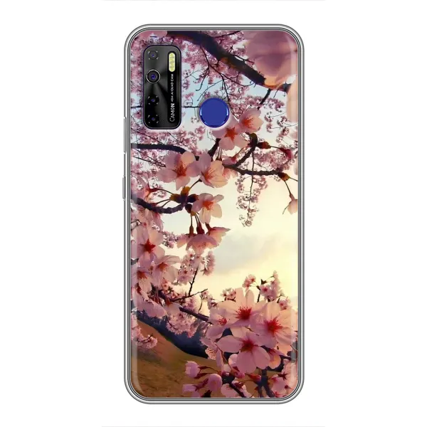 Чехол с рисунком «Цветущая сакура» для TECNO Camon 15 Чехол с рисунком «Цветущая сакура» для TECNO Camon 15