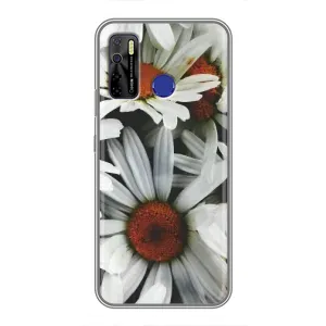 Чехол с ромашками на TECNO Camon 15 (Цветы Ромашки)
