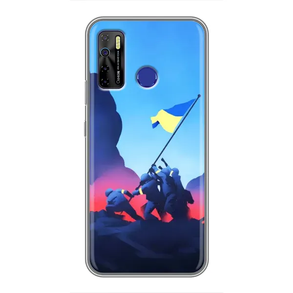 Чехол с рисунком «Деокупація» для TECNO Camon 15 Чехол с рисунком «Деокупація» для TECNO Camon 15