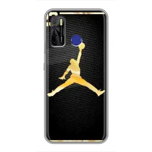 Силиконовый Чехол Nike Air Jordan на Техно Камон 15 (Джордан 23)