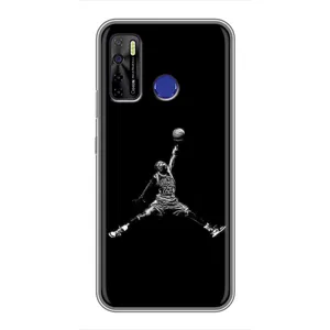 Силиконовый Чехол Nike Air Jordan на Техно Камон 15 (Джордан)