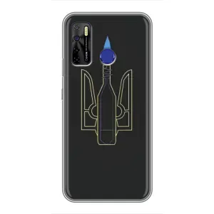 Чехол с картинкой (Патриотический ГЕРБ) на TECNO Camon 15 (Герб - Молотова)