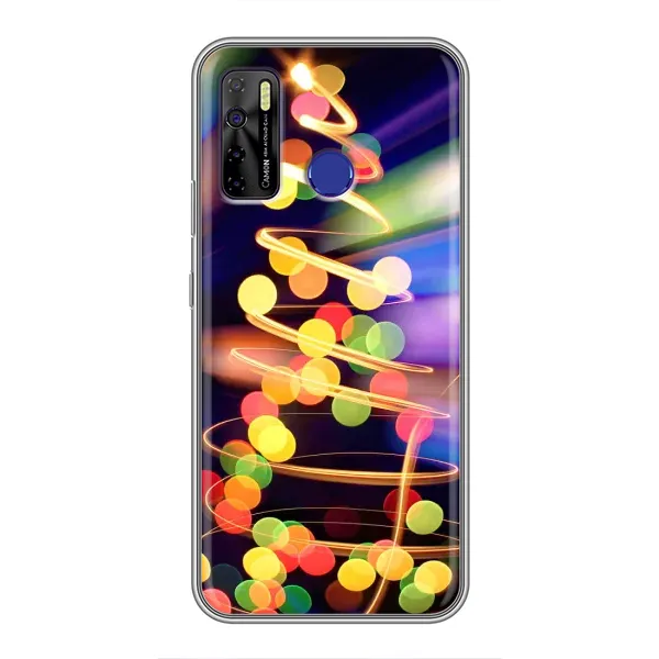 Чехол с рисунком «Гирлянды» для TECNO Camon 15