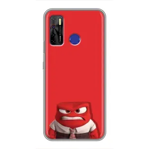 Чехол Головоломка для TECNO Camon 15 - (AlphaPrint) (Гнев)