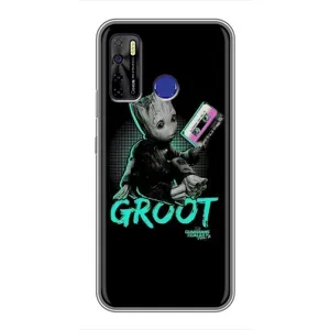 Чехол Супергерои Марвел на Техно Камон 15 (Groot)