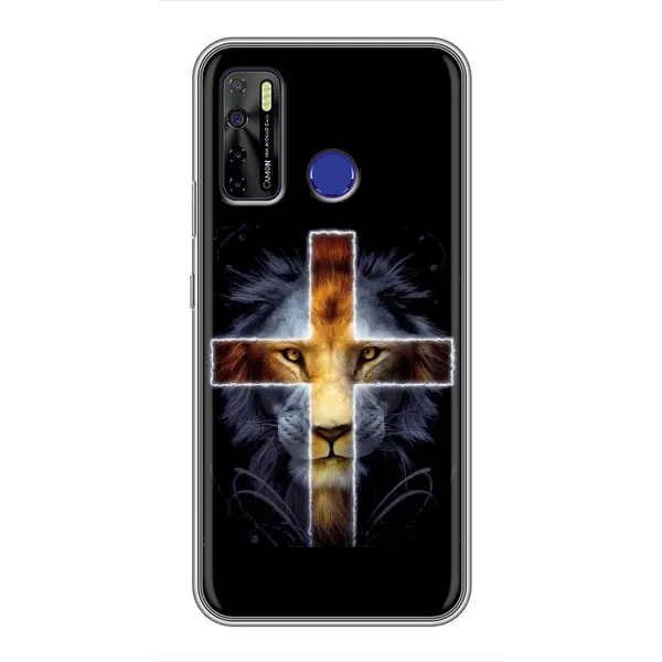 Чехол с рисунком «Иисус Лев» для TECNO Camon 15 Чехол с рисунком «Иисус Лев» для TECNO Camon 15