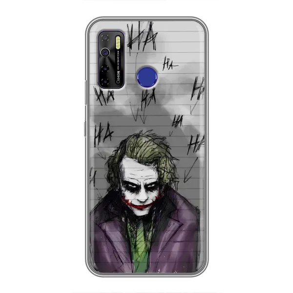 Чехол с рисунком «Joker клоун» для TECNO Camon 15 Чехол с рисунком «Joker клоун» для TECNO Camon 15
