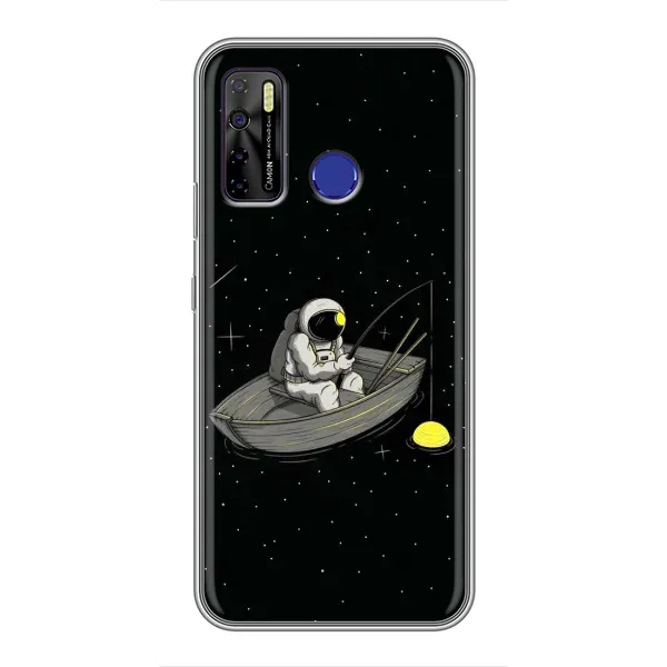 Чехол с рисунком «Космонавт на рыбалке» для TECNO Camon 15 Чехол с рисунком «Космонавт на рыбалке» для TECNO Camon 15