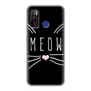 Бампер с изображением Котиков для Техно Камон 15 (КОТИК MEOW)