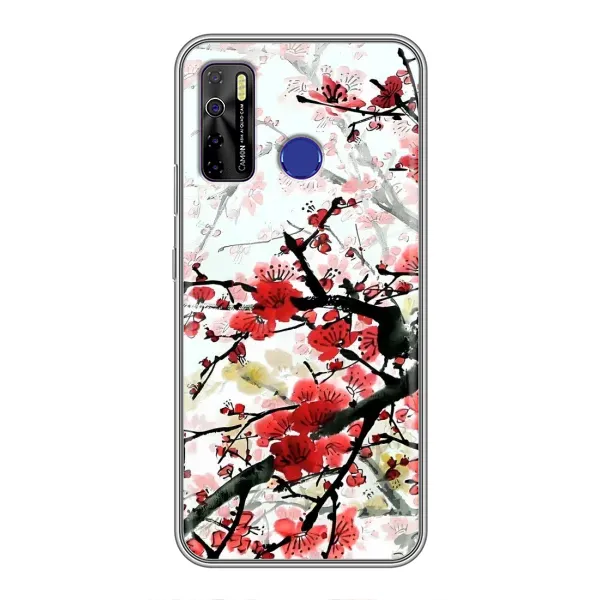 Чехол с рисунком «Красивая Сакура» для TECNO Camon 15 Чехол с рисунком «Красивая Сакура» для TECNO Camon 15