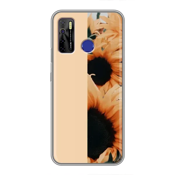 Чехол с рисунком «Красивые подсолнухи» для TECNO Camon 15 Чехол с рисунком «Красивые подсолнухи» для TECNO Camon 15