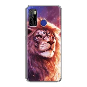 Чехол с картинкой на TECNO Camon 15 (Красочный ЛЕВ)