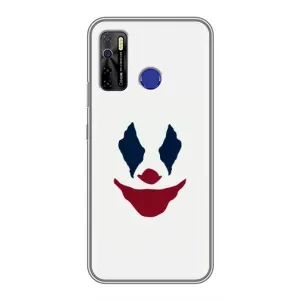 Чехлы с картинкой Джокера на TECNO Camon 15 (Лицо Джокера)