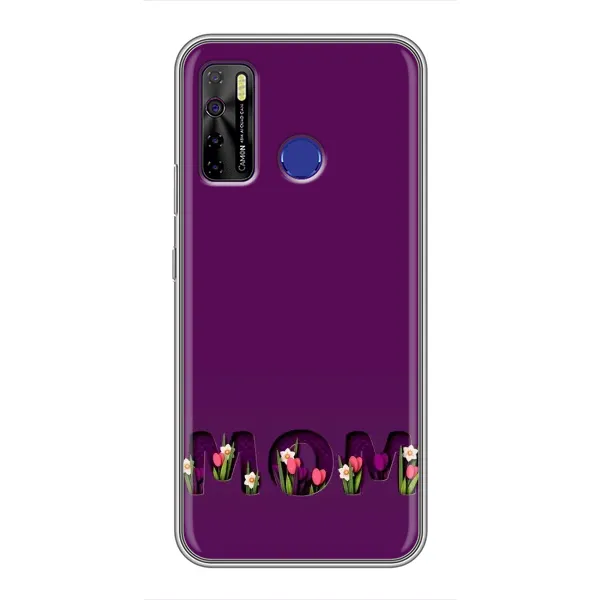 Чехол с рисунком «Мама с цветами» для TECNO Camon 15 Чехол с рисунком «Мама с цветами» для TECNO Camon 15