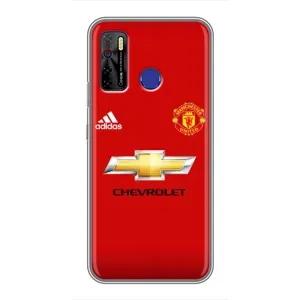 Силіконові Чохли з принтом Футбол на TECNO Camon 15 (Man United)