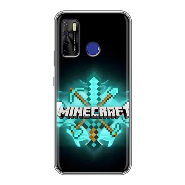 Чехол с рисунком «MineCraft 2» для TECNO Camon 15