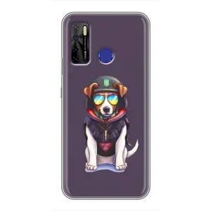 Чехол с принтом Собаки Патрон для TECNO Camon 15 (Модный Патрон)