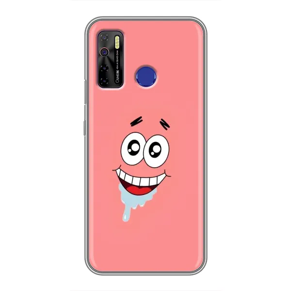 Чехол с рисунком «Мордочка Патрика» для TECNO Camon 15