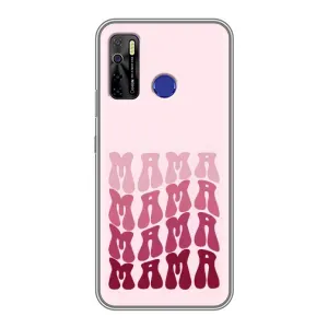 Чехлы на день мамы для Техно Камон 15 (Надпись мама)