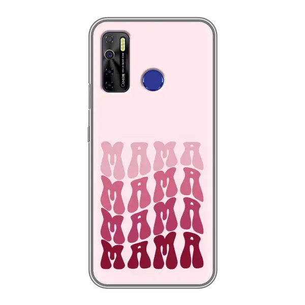 Чехол с рисунком «Надпись мама» для TECNO Camon 15 Чехол с рисунком «Надпись мама» для TECNO Camon 15