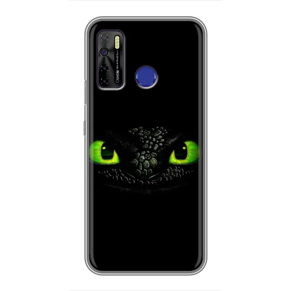 Чехол с рисунком «Глаза Беззубика» для TECNO Camon 15 Чехол с рисунком «Глаза Беззубика» для TECNO Camon 15