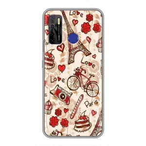 Чехол с Эйфелевой башней на TECNO Camon 15 (Париж мечта)
