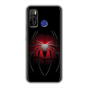 Чехол Супергерой Человека Паука на TECNO Camon 15 (Паук)