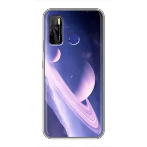 Чехлы КОСМОС для TECNO Camon 15 (Планета в космосе)