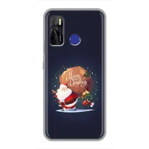 Чехол Санта Клаус для TECNO Camon 15 (Подарки от Санты)