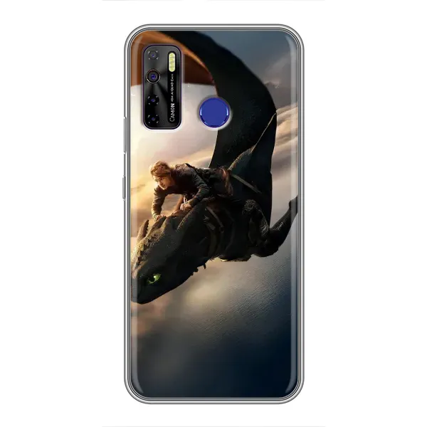 Чехол с рисунком «Полет Беззубика» для TECNO Camon 15 Чехол с рисунком «Полет Беззубика» для TECNO Camon 15