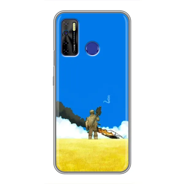 Чехол с рисунком «Попадание» для TECNO Camon 15 Чехол с рисунком «Попадание» для TECNO Camon 15