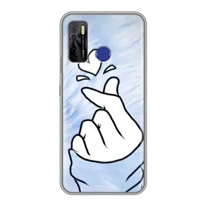 Чехлы (Знак сердечка) на TECNO Camon 15 (Сердечка знак)