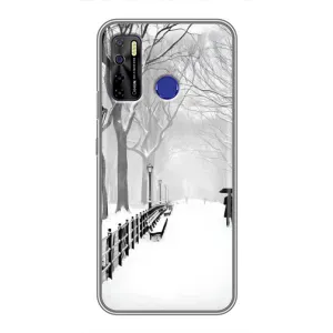 Чехлы на Новый Год TECNO Camon 15 (Снегом замело)