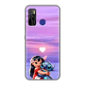 Чехол с рисунком Стич для TECNO Camon 15 (Стич и Лило)