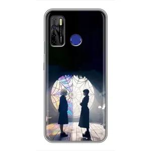 Чехлы с принтом Уэнсдей на TECNO Camon 15 (Уэнсдей и Энди)