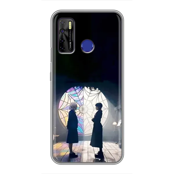 Чехол с рисунком «Уэнсдей и Энди» для TECNO Camon 15 Чехол с рисунком «Уэнсдей и Энди» для TECNO Camon 15