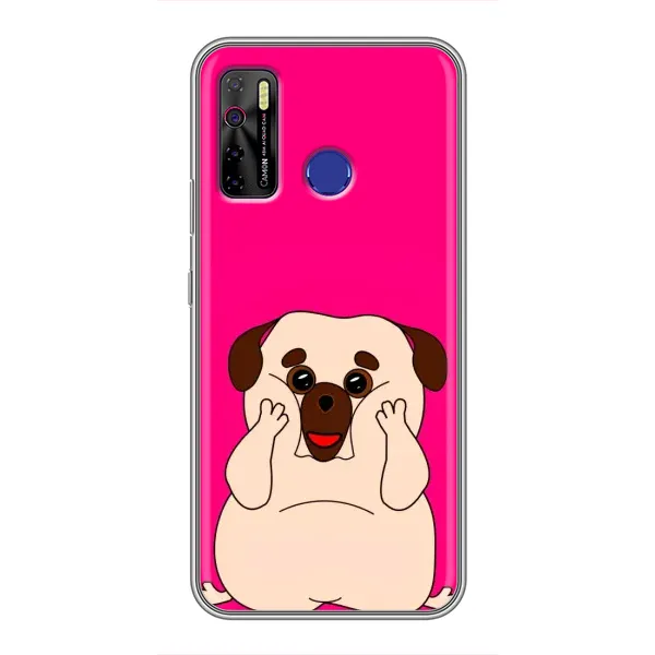 Чехол с рисунком «Веселый Мопсик» для TECNO Camon 15 Чехол с рисунком «Веселый Мопсик» для TECNO Camon 15
