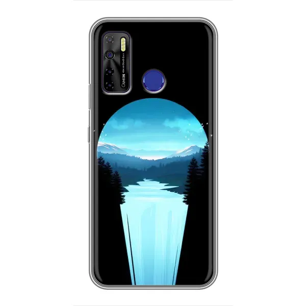 Чехол с рисунком «Синий Водопад» для TECNO Camon 15 Чехол с рисунком «Синий Водопад» для TECNO Camon 15