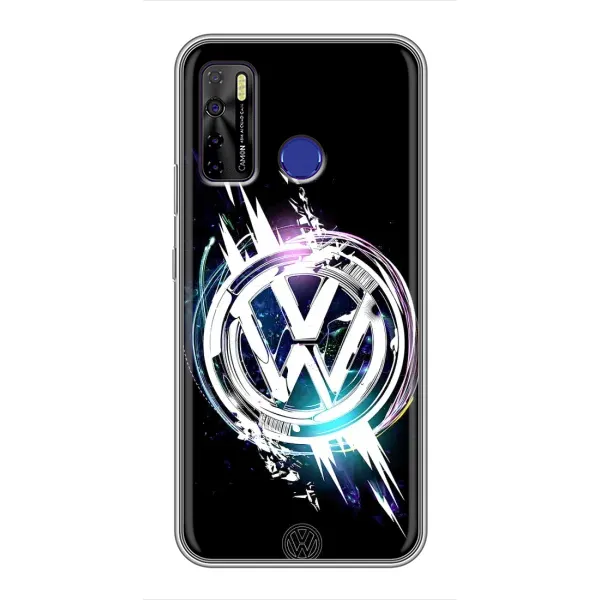 Чехол с рисунком «Volkswagen на черном» для TECNO Camon 15 Чехол с рисунком «Volkswagen на черном» для TECNO Camon 15
