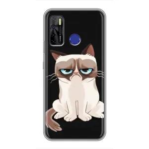 Чехол на тематику: Коты для TECNO Camon 15 (Взгляд кота)
