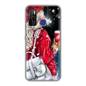 Чехлы на Новый Год TECNO Camon 15 (Зима пришла)